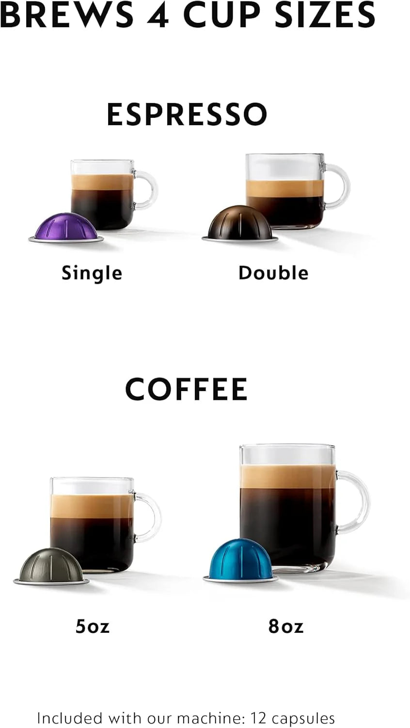 Nespresso Vertuo Next Coffee and Espresso Maker by De'Longhi, White