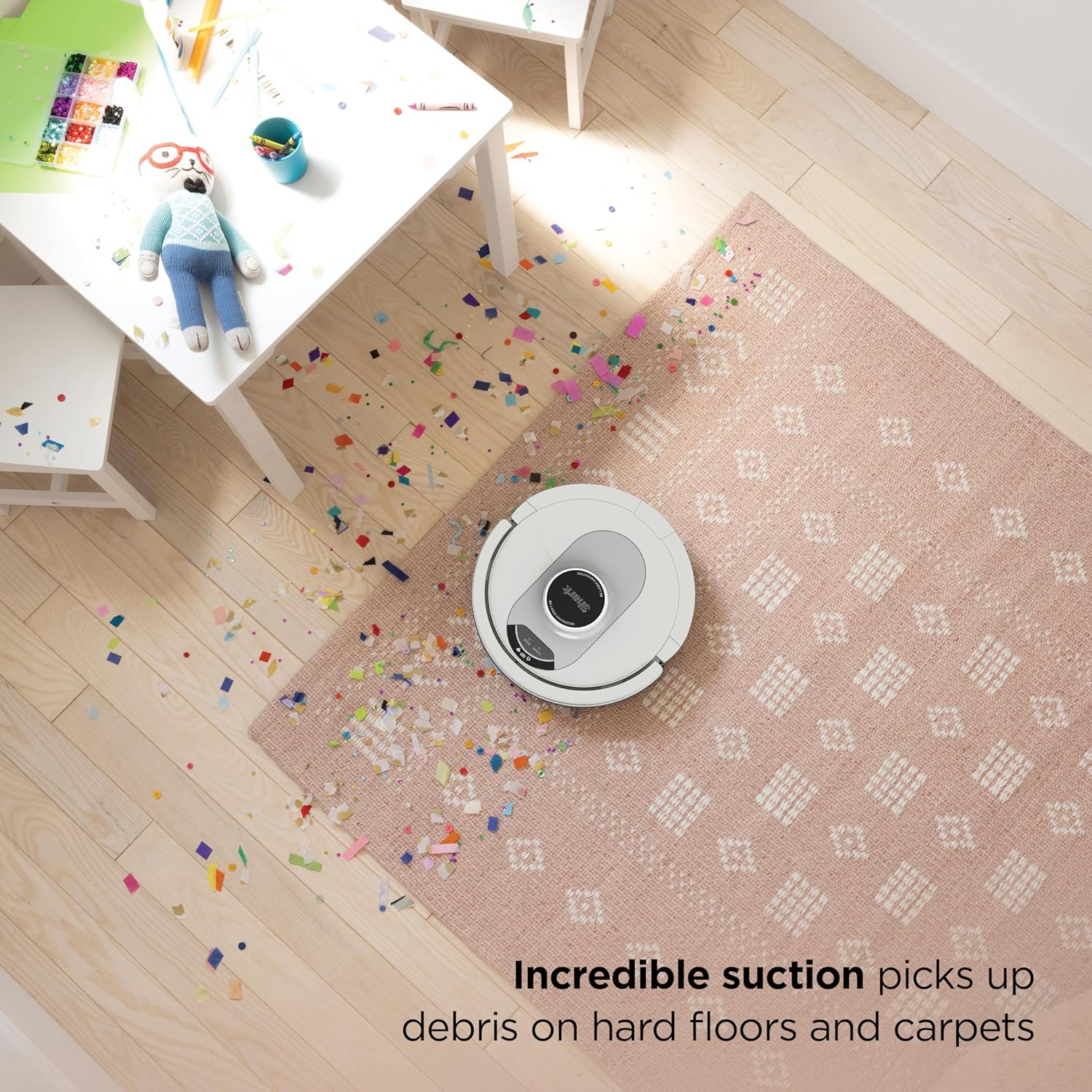 Voice Control Robot Vacuum with Matrix Clean Navigation, Home Mapping, 60-Day Capacity, XL Self-Empty Base for Homes with Pets, Carpet & Hard Floors, Cool Grey